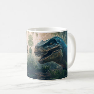 Dino met Kleurrijke Prehistorische• Leuke kinderdi Koffiemok