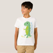 dino met zijn citroenen t-shirt (Voorkant volledig)
