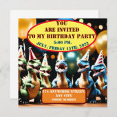 Dino Mighty II Kaart (Voorkant / Achterkant)