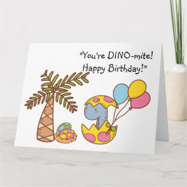 DINO-mijt Verjaardag Kaart