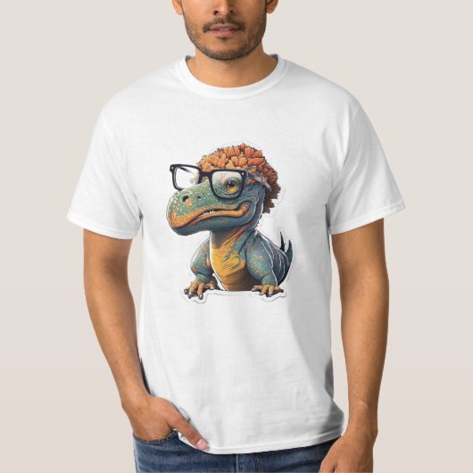 Dino-mijtstijl: de spectaculaire dinosaurus T-Shir T-shirt (Voorkant)