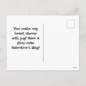 Dino-mite Child's Valentijnsdag Kaart (Achterkant)