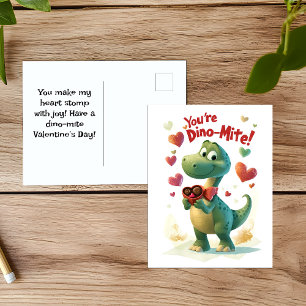 Dino-mite Child's Valentijnsdag Kaart