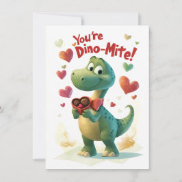 Dino-mite Child's Valentijnsdag Kaart
