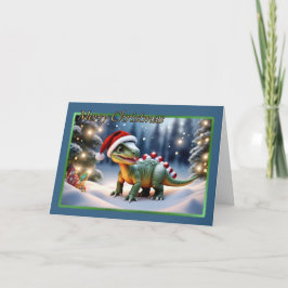 Dino-mite Christmas-Kaart Kaart