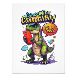 Dino-Mite-connectiviteit Foto Afdruk