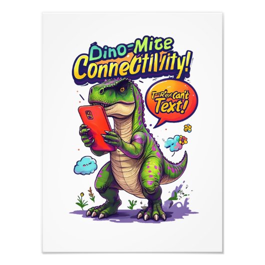 Dino-Mite-connectiviteit Foto Afdruk (Voorkant)