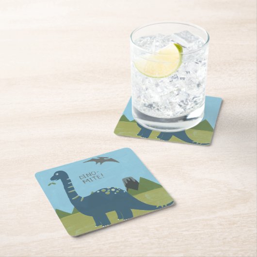 Dino-mite Dinosaur Kartonnen Onderzetters (Insitu)