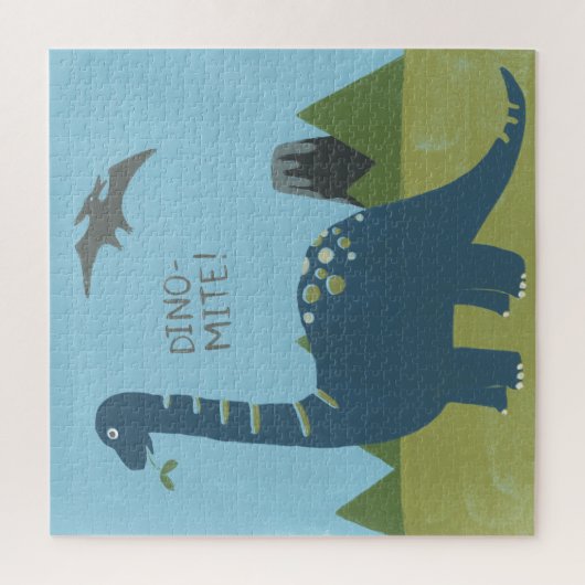 Dino-mite Dinosaur Legpuzzel (Verticaal)