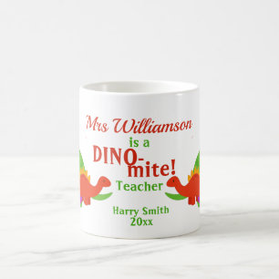 Dino-mite Dinosaur-lerarenwaardering Koffiemok