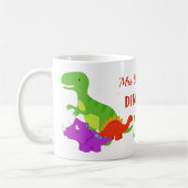 Dino-mite Dinosaur-lerarenwaardering Koffiemok (Links)