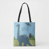 Dino-mite Dinosaur Tote Bag (Voorkant)