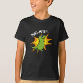 Dino-mite Funny TRex Dinosaur Pun Dark BG T-shirt (Voorkant)