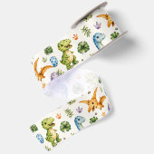 Dino-Mite Gefeliciteerd Satijnen Lint (Achterkant)