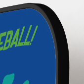 Dino-mite grappige pickleball paddle (Links Detail)