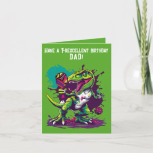 Dino-mite grappige pickleball Verjaardagskaart Kaart