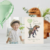 Dino-mite Groene Dinosaurus Klaslokaal Valentijn F Kaart