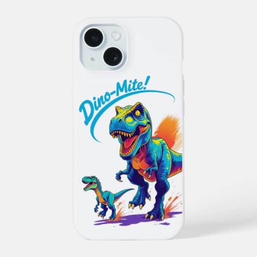 Dino-Mite iPhone 15 Case (Achterkant)