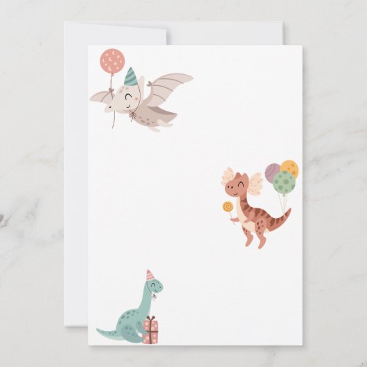 DINO-MITE! KAART (Achterkant)