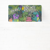 Dino-Mite Kind Verjaardagsfeest Dinosaur Banner (Insitu)