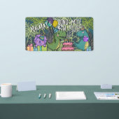 Dino-Mite Kind Verjaardagsfeest Dinosaur Banner (Beurs)