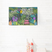 Dino-Mite Kind Verjaardagsfeest Dinosaur Banner (Insitu)