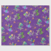 Dino-Mite Kind verjaardagsfeest dinosaurus Cadeaupapier (Vlak)