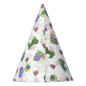 Dino-Mite Kind verjaardagsfeest dinosaurus Feesthoedjes (Achterkant)