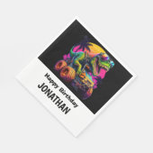 Dino-Mite Monster Truck Verjaardagsfeest Servet (Hoek)