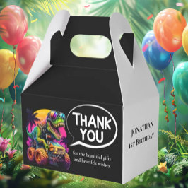 Dino-Mite Monster truckfeest Bedankdoosjes