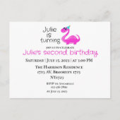 Dino-mite op verjaardagsuitnodiging briefkaart (Voorkant)