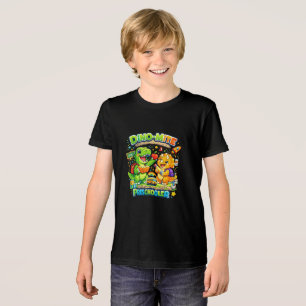 Dino-Mite Peuter Leuk Dinosaur Terug naar School Tri-Blend Shirt