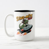 Dino-mite Pilot Tweekleurige Koffiemok (Links)