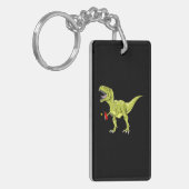 Dino-mite T-rex dinosaur Sleutelhanger (Voorkant Links)