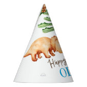 Dino-mite t-rex verjaardagsfeest feesthoedjes (Links)