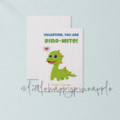 Dino-mite-Valentijnsdag Kaart