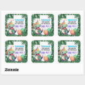 Dino-mite Verjaardag Dank u Stickers (Vel)