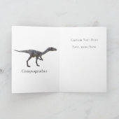 Dino-Mite verjaardagsfeestje Kaart (Binnen)