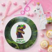 Dino-Mite verjaardagsfeestje Papieren Bordje (Feest)