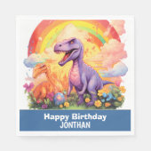 Dino-Mite verjaardagsfeestje Servet (Voorkant)