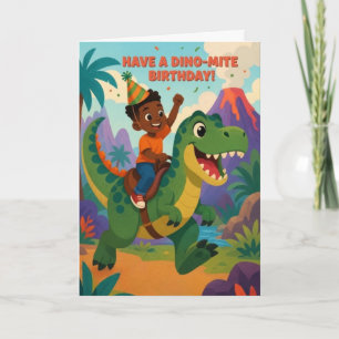 Dino-Mite Verjaardagskaart Feestdagen Kaart