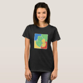 Dino Moederschap Autisme T-shirt (Voorkant volledig)