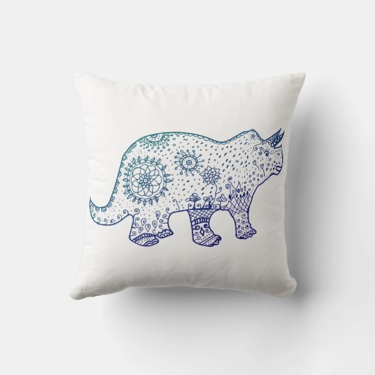 Dino Mood Throw Cushion Kussen (Achterkant)