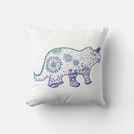 Dino Mood Throw Cushion Kussen (Voorkant)