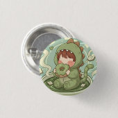 Dino Mug Adventure Ronde Button 3,2 Cm (Voorkant /achterkant)