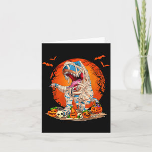 Dino Mummie T Rex Pompoen Skelet Kinderen Jongens Kaart