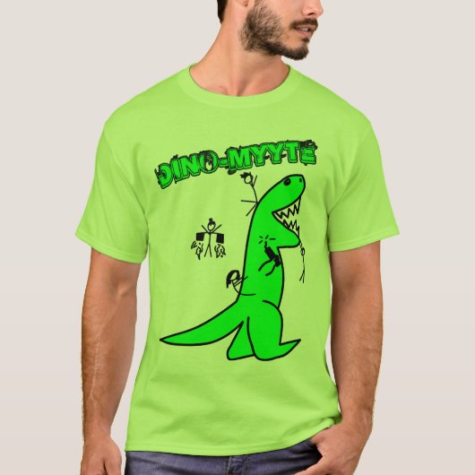 DINO-MYYYTE. T-SHIRT (Voorkant)