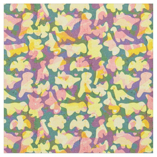 Dino nugget briljante stof voor kinderen (Close Up)