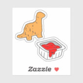 Dino nugget sticker (Vel)