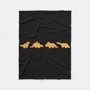 Dino Nuggets Grafische Kip Nugget Liefhebber Fleece Deken